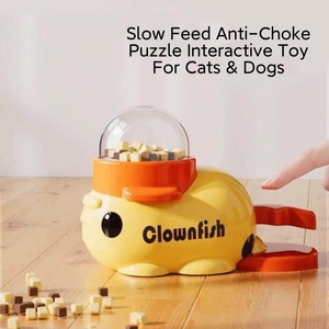 Jouet distributeur de friandises interactif en forme de canard jaune pour chats et chiens, jouet d'enrichissement et de puzzle à alimentation lente pour petits animaux - Product Image 2