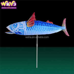 Décoration de fête sur le thème de la mer et de l'océan de haute qualité, ballon gonflable géant coloré en forme de poisson volant pour défilé - Product Image 3