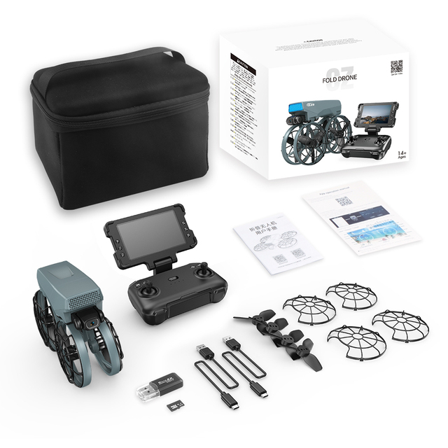 CZ29 Foldable Beginner Drone Brushless Motor Adjustable Camera Smart Obstacle Avoidance Plastic Remote Control