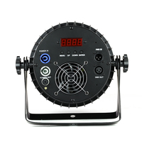 Projecteur LED PAR LEAHUA 18x18W RGBWAUV 6-en-1 DMX512 en aluminium, éclairage de scène pour mariage, DJ, discothèque, fête, événement