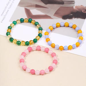 Pulsera de Piedras Naturales con 16 Figuras de Personalidades de Moda, Pulsera Elástica de Piedras Curativas, Duradera, Unisex, para Regalo - Product Image 5