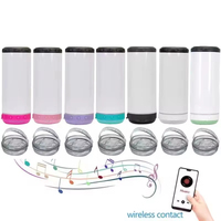 Gobelet isotherme intelligent en acier inoxydable de 20 oz, personnalisable, avec haut-parleur Bluetooth intégré, pour sublimation, idéal comme cadeau pour la conduite