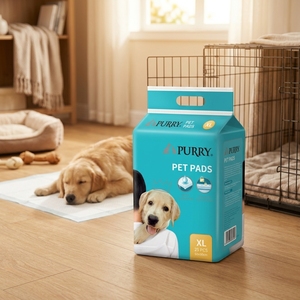 Purry Wholesale Tappetini/Pad per Addestramento Cuccioli in Cotone Eco-Friendly SAP e Carta Igienica, Misura XL 60x90cm, OEM/ODM, alla Moda - Product Image 4