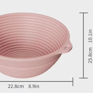 Moule de cuisson pliable réutilisable en silicone pour la levée du pain, ensemble de paniers de levage pour la boulangerie domestique - Product Image 3