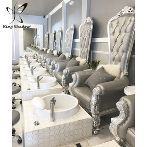 Poltrona Pedicure <span class=keywords><strong>Spa</strong></span> Moderna di Lusso in Pelle PU Modello 5560 con Idromassaggio Multifunzionale e Luci LED Colorate - Product Image 4