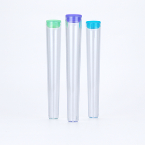 Paquete de Tubos de Plástico Duro de PVC Herméticos con Tapón de Silicona en Forma de Cono para Almacenamiento de Hierbas, Tamaño King de 108 mm, Precio al por Mayor - Product Image 1