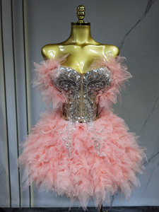 โนแวนซ์ Y4202 ชุดเดรสออกงานกลางคืนสำหรับผู้หญิง คอลเลคชั่นฤดูใบไม้ร่วง 2024 สายเดี่ยวเปิดหลัง ประดับเลื่อม คริสตัล หรูหรา ทันสมัย - Product Image 5