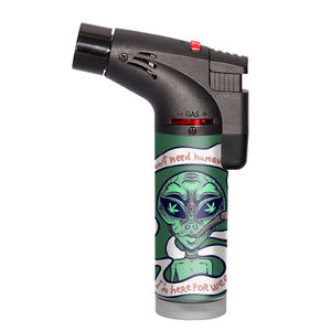 Nouveau Offre Spéciale Logos personnalisés fumée BBQpuissant rechargeable quatre flammes briquet torche oblique pour en vrac - Product Image 3