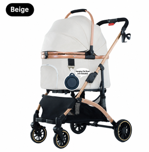 Carrito Plegable para Mascotas, con Absorción de Impactos, Ligero, para Todas las Estaciones, con Cesta de Almacenamiento para Perros - Product Image 5