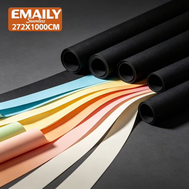 2 72m X 11m Seamless Paper Roll Solid Color Background for Photography Studio Props and Backdrops