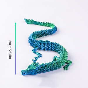 Figuras Decorativas de Dragón Chino Impresas en 3D, Artesanías con Articulaciones Móviles, Decoración Creativa, Juguetes de Regalo para Niños - Product Image 5