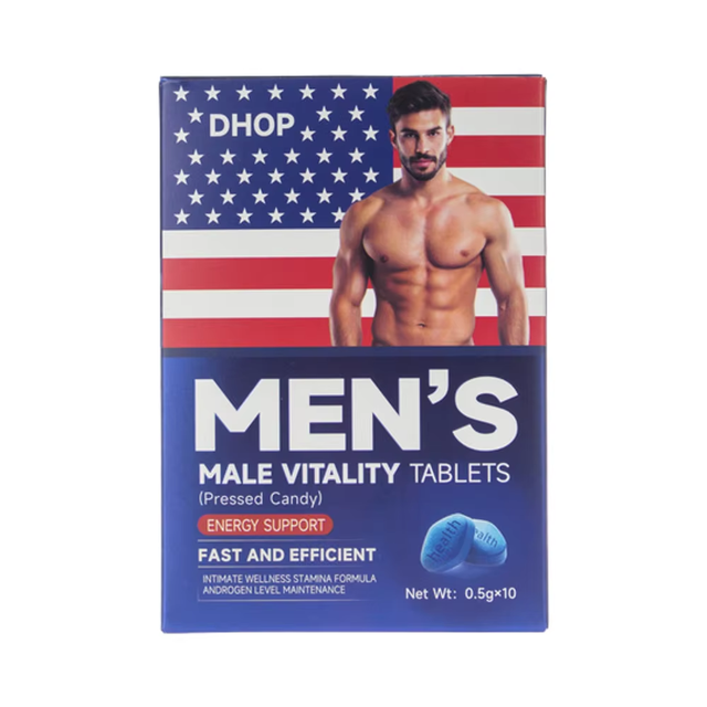 OEM Premium Men's Vitality Candy Tablets with Sea Cucumber Peptide & 10+ Natural Ingredients
