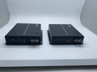 Émetteurs-récepteurs fibre optique 3G SDI avec sortie en boucle et audio 3,5 mm, distance de transmission de 10 km pour la vidéosurveillance/la diffusion