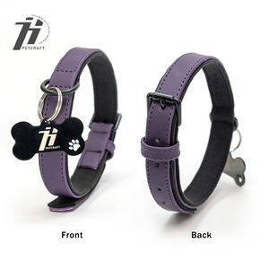 <span class=keywords><strong>Collar</strong></span> de perro personalizado OEM hueso de cuero cómodo elástico <span class=keywords><strong>Collar</strong></span> de gato conjunto de correa <span class=keywords><strong>Collar</strong></span> de perro de alta calidad - Product Image 4