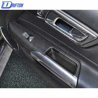 Kits d'intérieur Drifton pour Mustang 2014-2022, pièces en fibre de carbone avec tissage 3K/6K/12K, style sportif, protection UV
