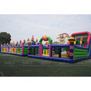 Château gonflable commercial sur mesure, parc d'attractions, monde amusant gonflable pour enfants, jeux en intérieur dans les centres commerciaux - Product Image 3