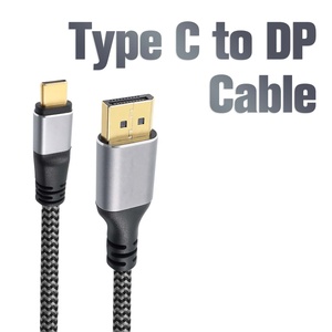 Loại C <span class=keywords><strong>dp</strong></span> Cáp Displayport 1.4 hỗ trợ 8K/60Hz 4K/144Hz 32.4Gbps cho màn hình máy chiếu 5 mét bên ngoài USB C Displayport chuyển đổi - Product Image 3