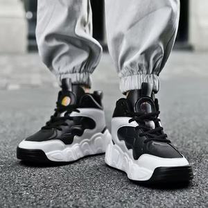 2025 gran tamaño grande 39-52 suela gruesa estilo baloncesto <span class=keywords><strong>Snickers</strong></span> cuero deporte correr zapatillas para hombres zapato para caminar - Product Image 5