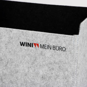 <span class=keywords><strong>Panier</strong></span> de <span class=keywords><strong>rangement</strong></span> réutilisable écologique avec logo personnalisé, <span class=keywords><strong>panier</strong></span> de <span class=keywords><strong>rangement</strong></span> en feutre pour la maison et le bureau, étagère à livres, jouets, vêtements - Product Image 3