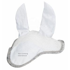 Equestrian horse Fly veil ear bonnet ear net Crochet custom logo horse product Fly ear Bonnet high quality am591 - Product Image 1