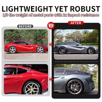 Pièces de voiture en fibre de carbone sèche, best-seller, style OX, pour Ferrari F12.