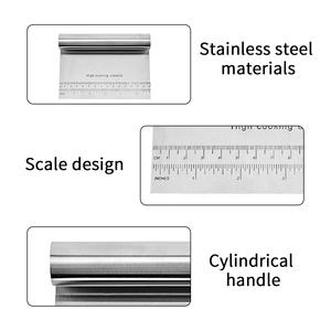 Hot bán đa chức năng thép không gỉ <span class=keywords><strong>Baking</strong></span> Pastry công cụ Bột Bánh Mì Pastry đo lường quy mô bánh scraper kim loại thìa - Product Image 2
