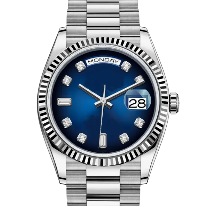 Top luxe 5A Rolesor 36mm 41mm jour et Date montre mécanique 3255 mouvement semaine affichage montres 904L présidents 18K montre-bracelet