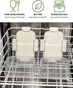 Fruit Lunch Box Ice Fork Microwavable Sealable Compartment for <b>Refrigerator</b> Storage for Camping Outdoor Food Carrying - Product Image 5