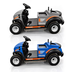 Carrito de Golf Eléctrico Compacto de 4 Ruedas con Alcance Extendido, Velocidad de 30 km/h, Carro de Patrulla Eléctrico para Gestión de Propiedades - Product Image 1