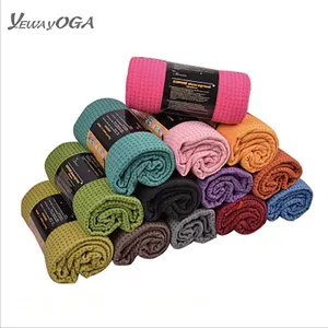 Yewayoga wholesale customised thick beach OEM adult non slip recycled hot yoga mat towel