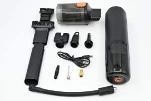 Aspirateur de voiture et pompe à air 2 en 1-Aspiration puissante pour le nettoyage de l'intérieur de la voiture, gonflage rapide pour chaque conducteur - Product Image 5