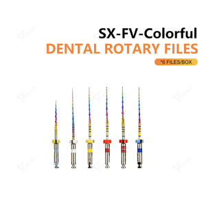 ตะไบถอนรากฟันแบบใช้ความร้อนด้วยมือ สีรุ้ง # 15 # 20 # 25 # 30 รายการสำหรับการรักษารากฟันสำหรับผู้ใหญ่ - Product Image 4