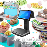 Longfly AI-herkenning capacitief touchscreen weegschaal Windows OS Wi-Fi 6/Bluetooth 5.2 Intel Celeron J6412 1366x768 Fruit POS