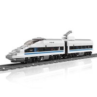 Moule King 12021 1211PCS Train Serie RC CRH380A Train électrique Bloc de construction Modèle technique Jouets éducatifs Cadeau de festival