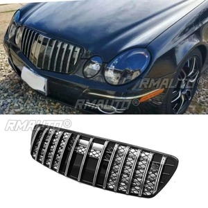 Bandes décoratives pour calandre de voiture, kit carrosserie, calandre avant pour Mercedes Benz Classe E W211 GT 2003-2005 - Product Image 1
