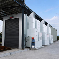 Cabine de peinture professionnelle à aspiration descendante pour bus, prix usine, abordable