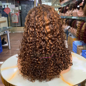 Perruques en cheveux humains exquises de 14 pouces : 5*5 Perruques de luxe en cheveux humains naturels dans un magnifique p4/30, libérez votre glamour - Product Image 2