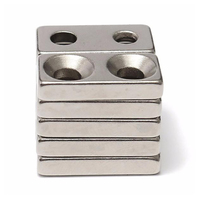Magnet Neodymium Tebal Kuat Baja Tahan Karat Super Kuat Persegi Panjang 50X30X3Mm Magnet Neodymium N52