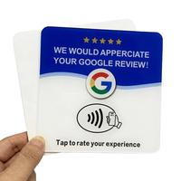 Étiquette NFC 13,56 MHz pour Booster les Avis Google (5 étoiles) - Matériaux Plexiglas/Acrylique Acceptés