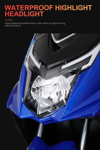 سكوتر كهربائي عالي السرعة بعجلتين مع بطارية ذكية وفرامل قرصية ومحرك عديم المسفرات ومصباح أمامي وإطارات تفريغ الهواء - Product Image 6