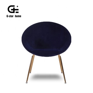 2019 mejor vendedor de muebles para el hogar tela azul marino <span class=keywords><strong>escarabajo</strong></span> Silla de comedor - Product Image 3