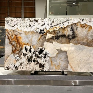 Wholesale Luxury Natural Patagonia Quartzite Transparent Onyx with Luminous Quartzie Pandora Crystal Jade for <b>Sofa</b> Background - Product Image 4