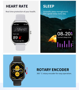 Nuovi arrivi smartwatch F4 schermo quadrato da 2.0 pollici chiamata BT riproduci musica modalità sport frequenza cardiaca F4 smart watch per ios android - Product Image 5