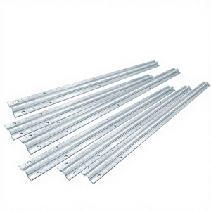 <span class=keywords><strong>Kit</strong></span> de <span class=keywords><strong>rail</strong></span> de porte coulissante en acier moderne R10 de haute qualité, marque Open Brand, avec quincaillerie robuste pour entrepôt, roue inférieure 3mm - Product Image 1