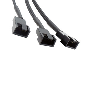 Cantell SATA 15Pin à 3Pin 4Pin 1 à 3 Splitter Hub Converter <span class=keywords><strong>PWM</strong></span> Câble d'alimentation de température 26cm - Product Image 4