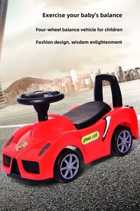 Fabrik besten Preis Kunststoff Kinder Schiebe auto/Kinder Rutsche Spielzeug auto 4 Räder Kinder Rutsche Fahrt auf Auto Beliebt - Product Image 2