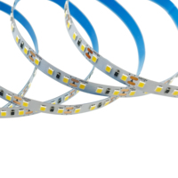 Bande lumineuse LED SMD 2835 12V 24V 120 LED/m 8mm CRI90+ Sans points 3000K 4000K 6500K Flexible pour armoire, cuisine, décoration CE RoHS