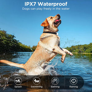 Oplaadbare Waterdichte Anti-Bast Hondentrainingshalsband Met Afstandsbediening Voor Alle Maten Honden Met Veiligheids Pieptrillingen - Product Image 5