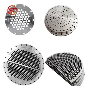 Plaque <span class=keywords><strong>de</strong></span> raccordement <span class=keywords><strong>pour</strong></span> tubes en acier au carbone, acier inoxydable duplex et titane - Product Image 2