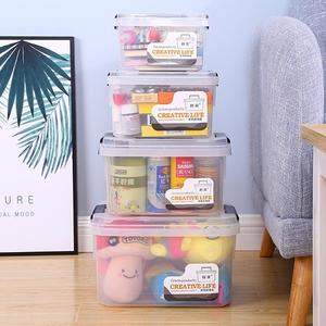 4,5L Kunststoff-Aufbewahrungsbox Hochwertige Transparente PP Stapelbare Organizer-Box mit Deckel und Verschlüssen für Küche, Zuhause, Büro, Medizin - Product Image 6